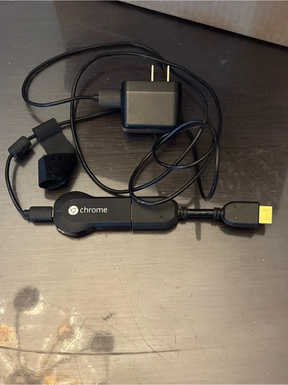 google Black Chromecast HDMI Streaming Stick with Power Adapter